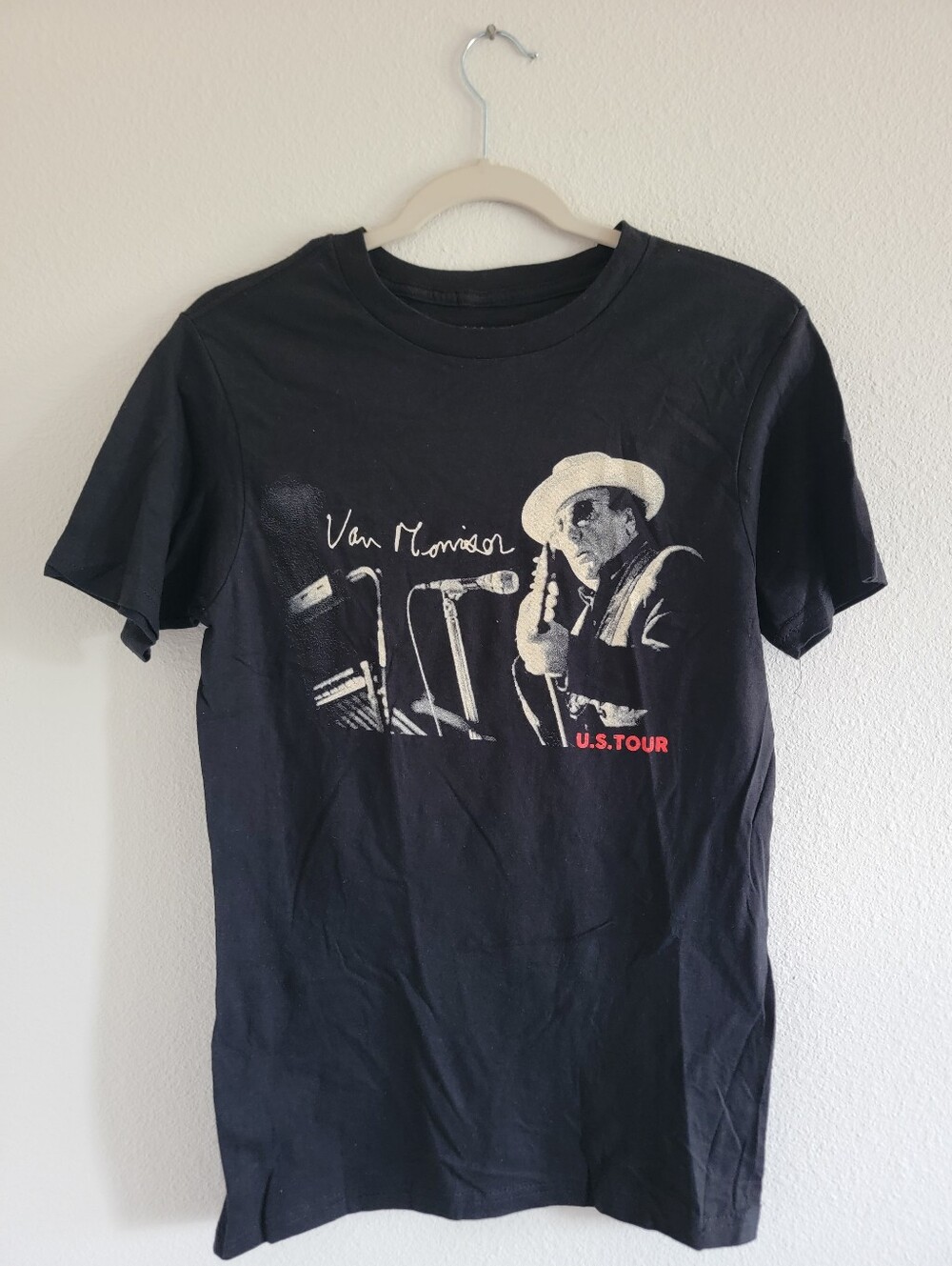 Van Morrison 2023 US Tour Short Sleeve Concert Tee Size Small